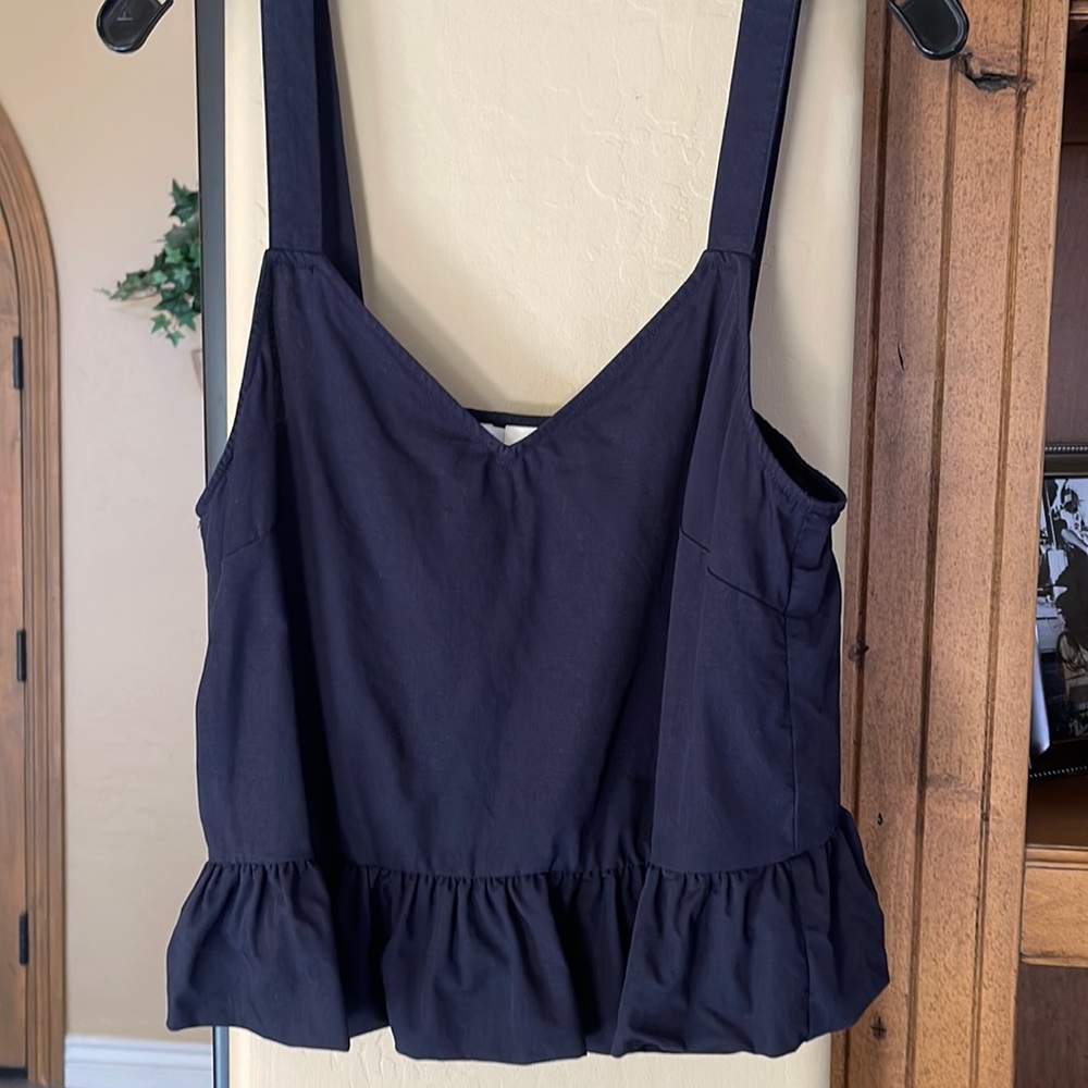 Top top navy blue